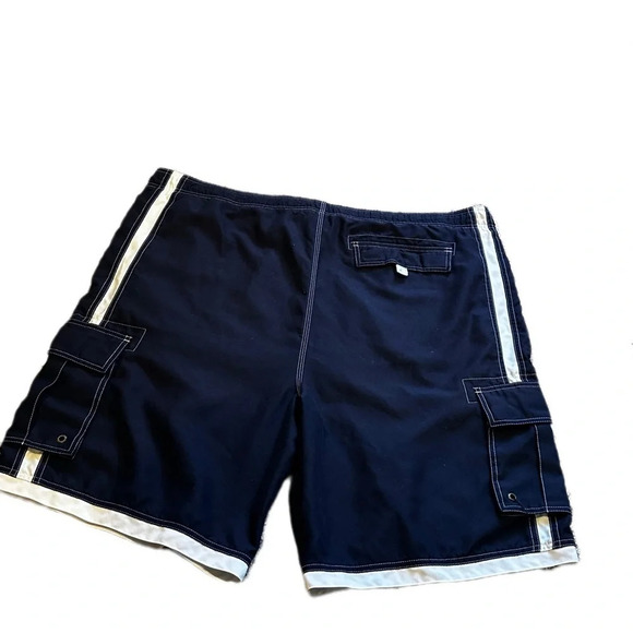 Men's 2XL Navy Swim Trunks - Picture 3 of 5